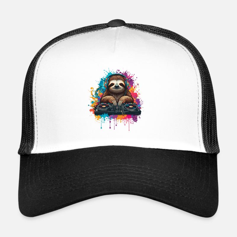 Paresse à la table de mixage Casquette trucker 