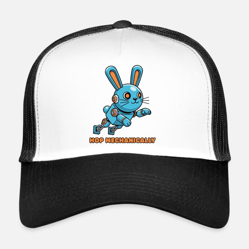 Blauer Mechanischer Hoppbunny Trucker Cap