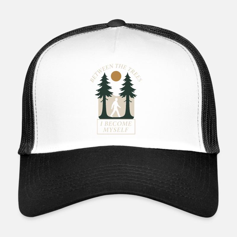 Forest Walk Overthinker Mental Reset Trucker Cap