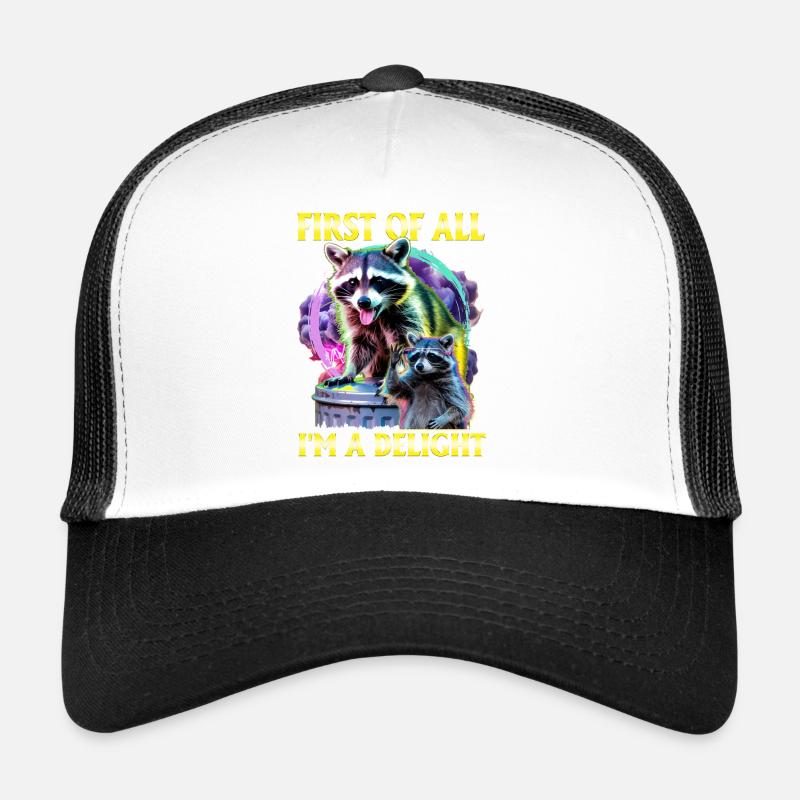 Drôle de raton laveur Casquette trucker 