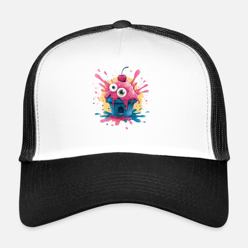 Kawaii Cupcake Farbexplosion Trucker Cap