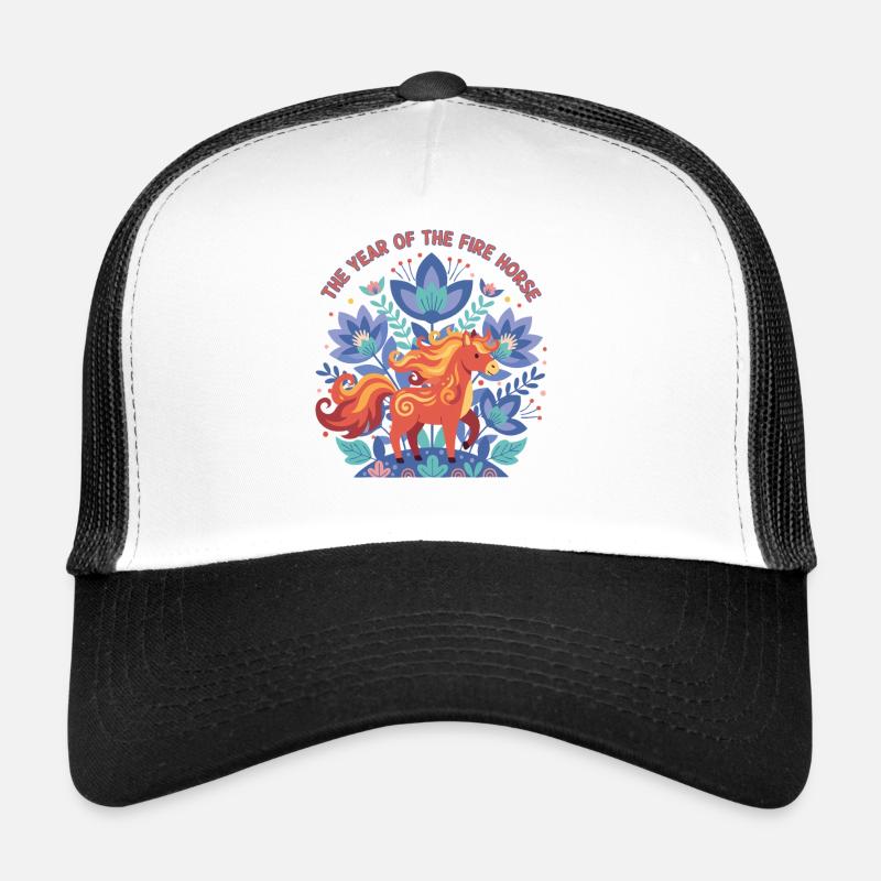 L’année de la célébration du Cheval de Feu Casquette trucker 
