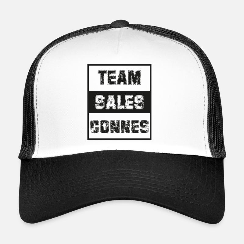 Mrs. Brigitte's dirty cunts - Trucker Cap - white/black