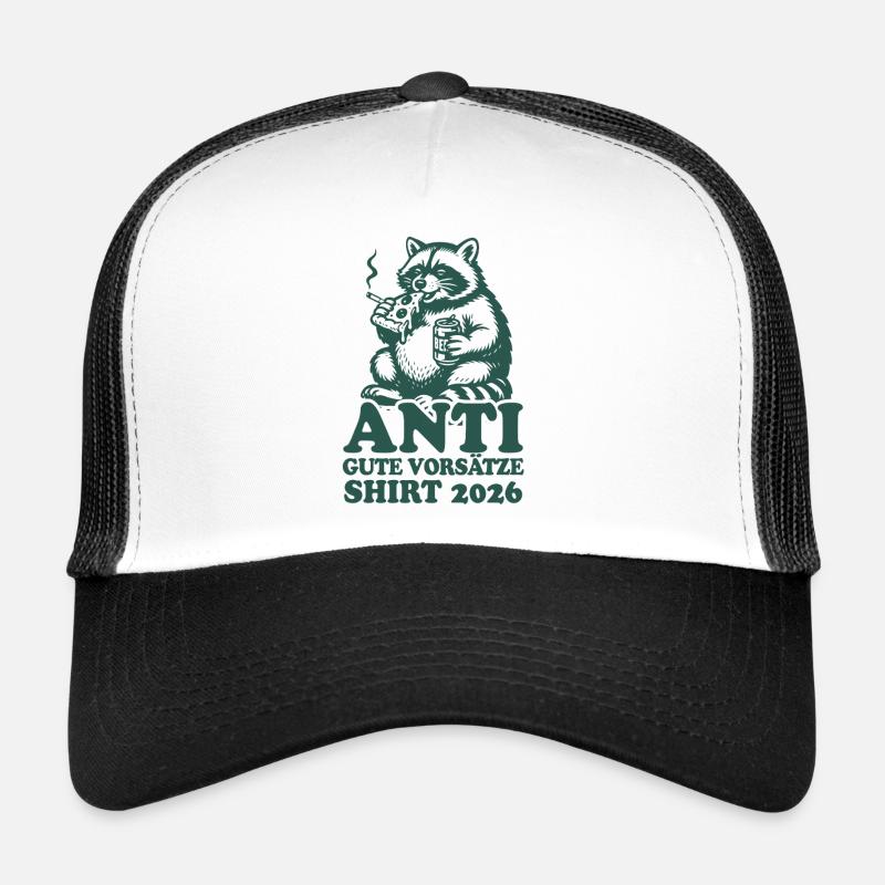 Waschbär | Anti gute Vorsätze 2026 Trucker Cap