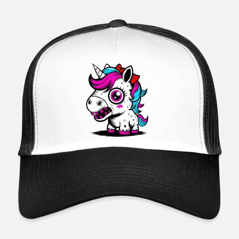 Licorne néon Casquette trucker 