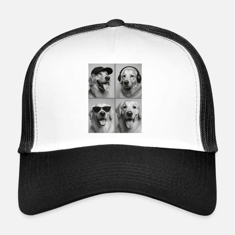 Golden retriever Casquette trucker 