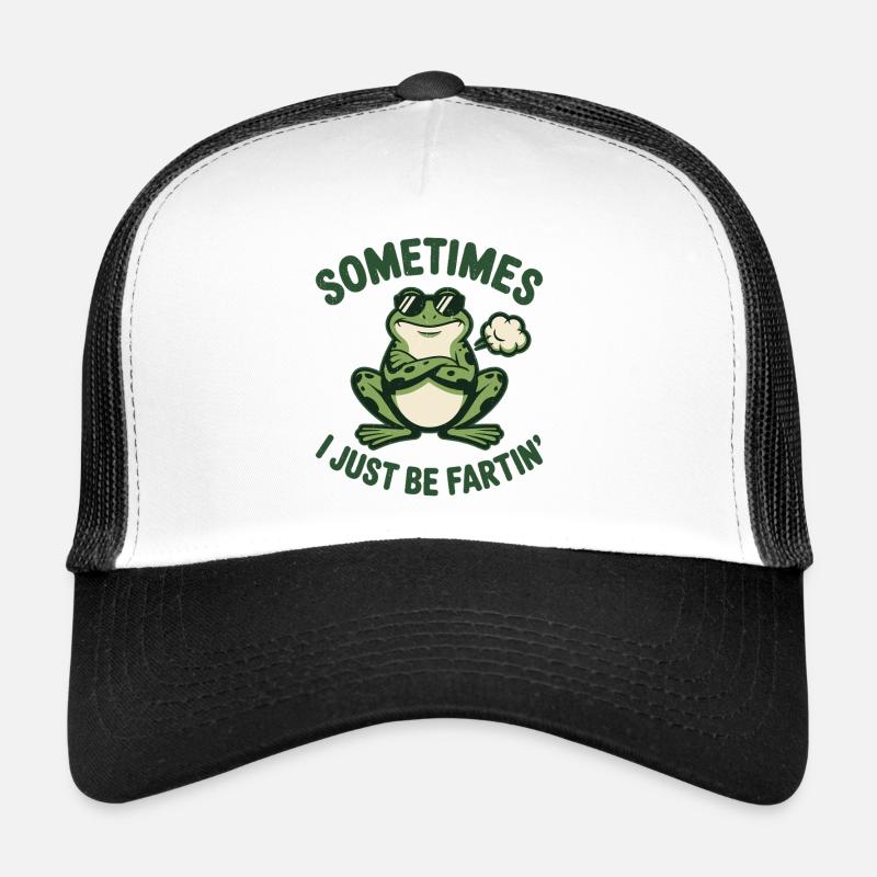 Manchmal ich einfach einen komischen Vintage-Frosch Trucker Cap