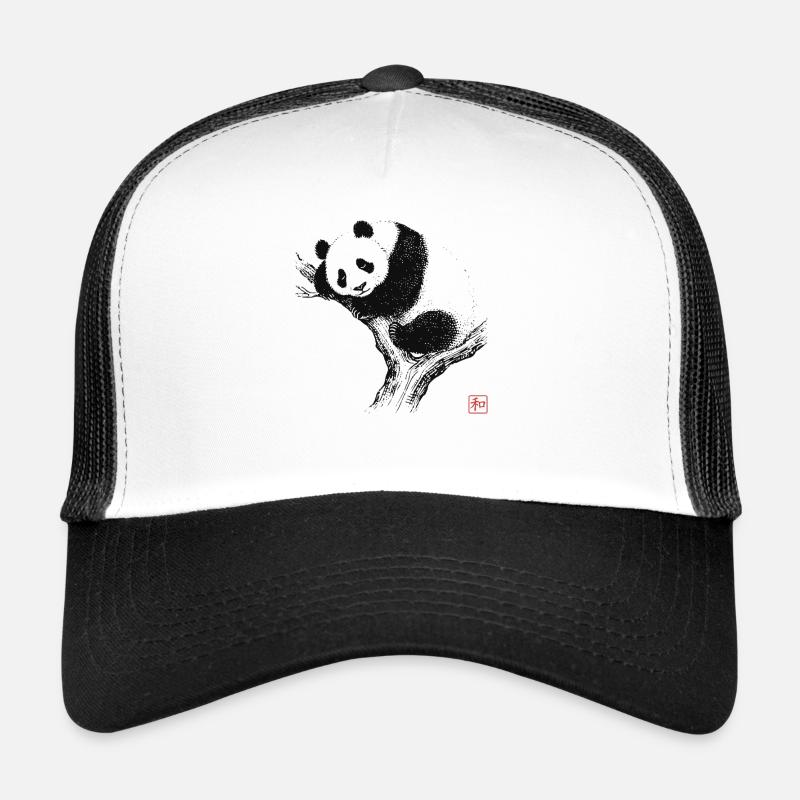 Art zen du Panda Dormant Casquette trucker 