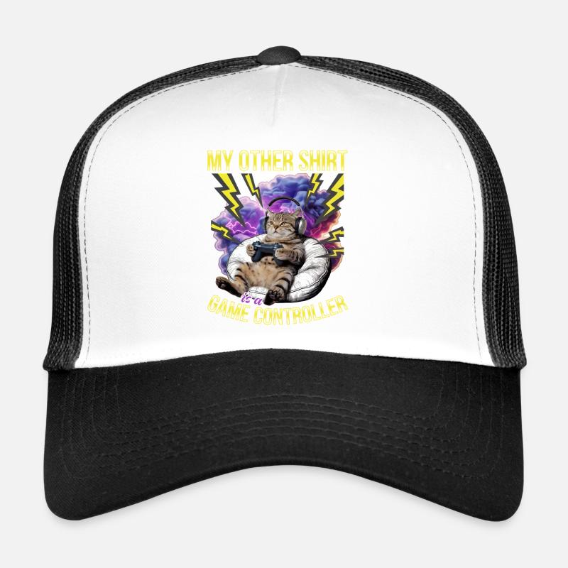 Chat gamer drôle Casquette trucker 