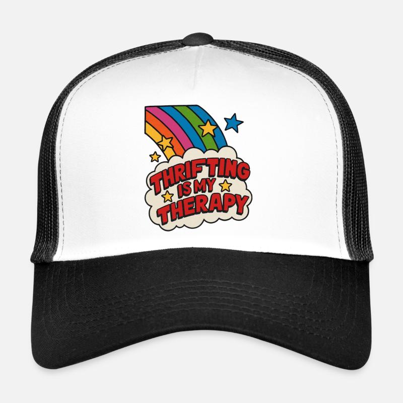 Secondhand-Therapie Regenbogenpflaster Trucker Cap
