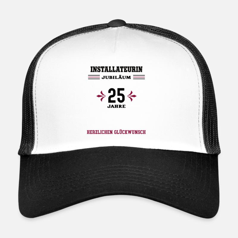Plumber 25th anniversary 25th company anniversary Trucker Cap