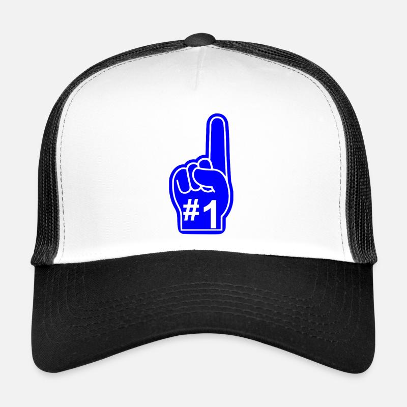 Aufkleber-Schaumfinger Trucker Cap