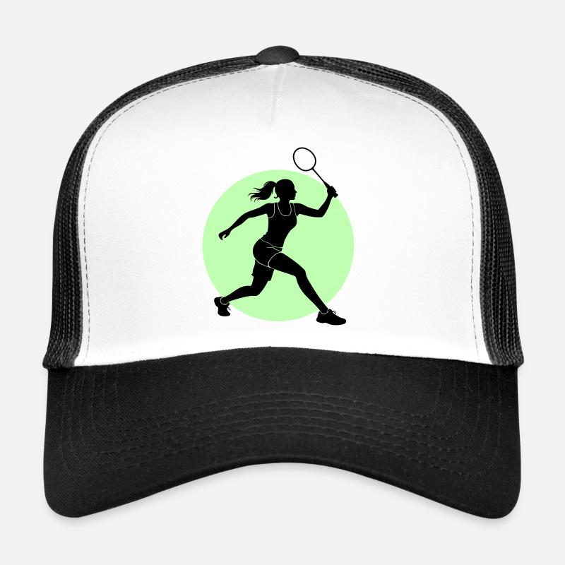 Badminton Spielerin Vorhand Trucker Cap