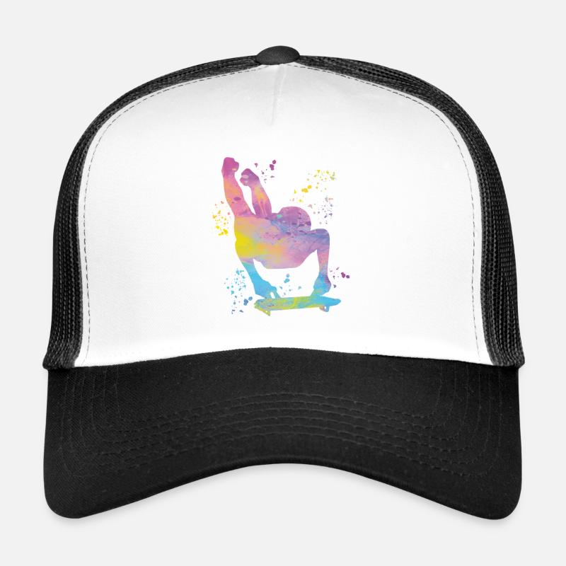 Skeleton Bobsleigh Winter Sports Sled Trucker Cap