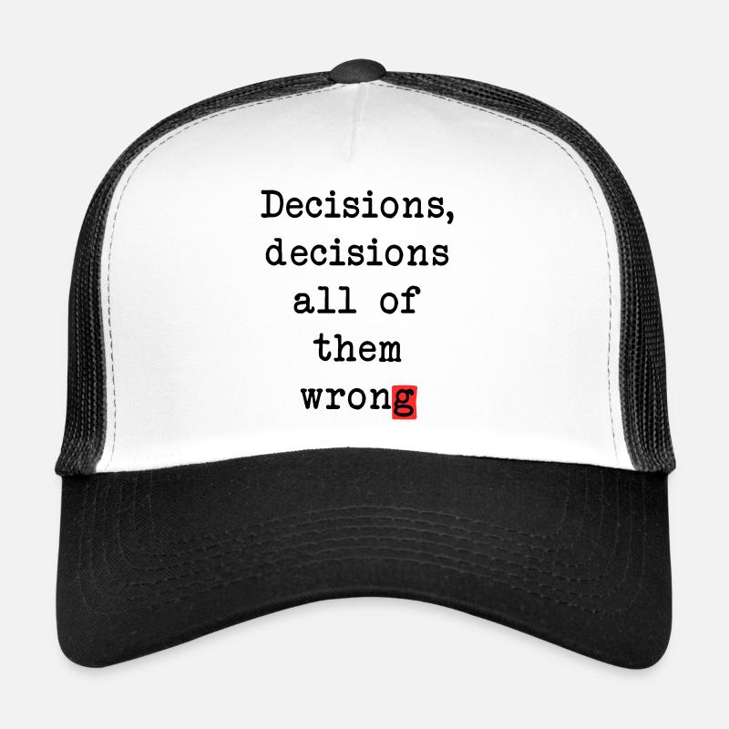 Club des Mauvaises Décisions Casquette trucker 