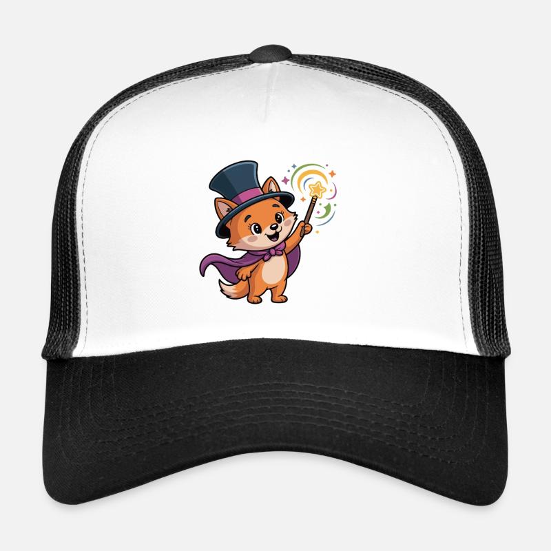 Magic Fox with Star Staff Trucker Cap