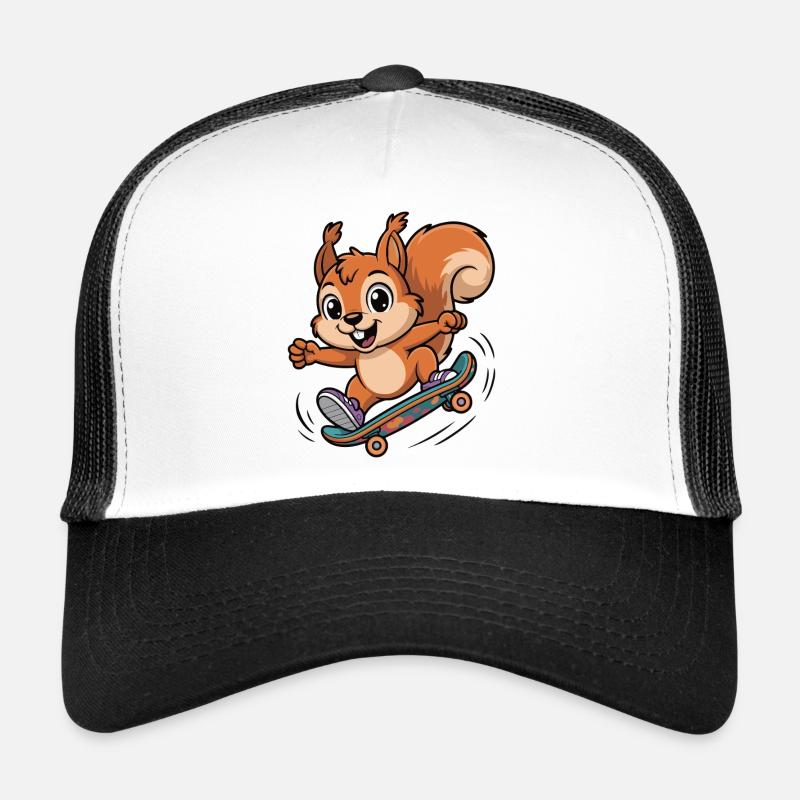 Skate Squirrel Sprinter Trucker Cap