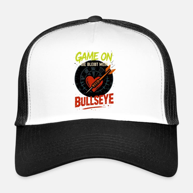 Fléchettes pour la Saint-Valentin dans le mille, elle reste à moi Casquette trucker 