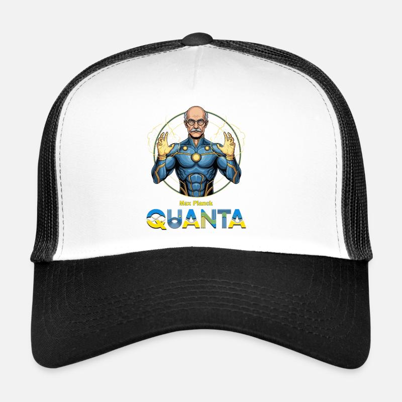 Quanta Planck Superhéros - Casquette trucker  - blanc/noir