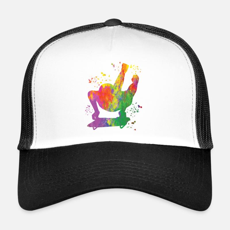 Bobsleigh Squelette Luge d’Hiver Casquette trucker 