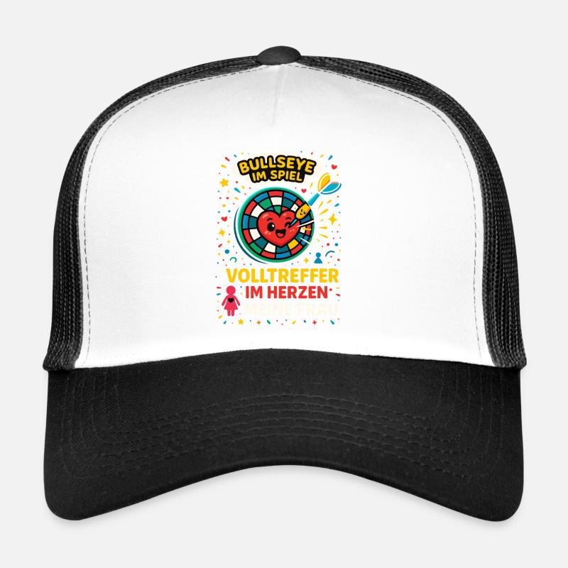 Fléchettes chère épouse, cadeau de la cible Casquette trucker 