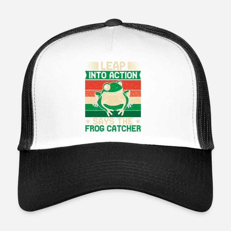 Frog Catcher Leap Into Action Frog Trucker Cap