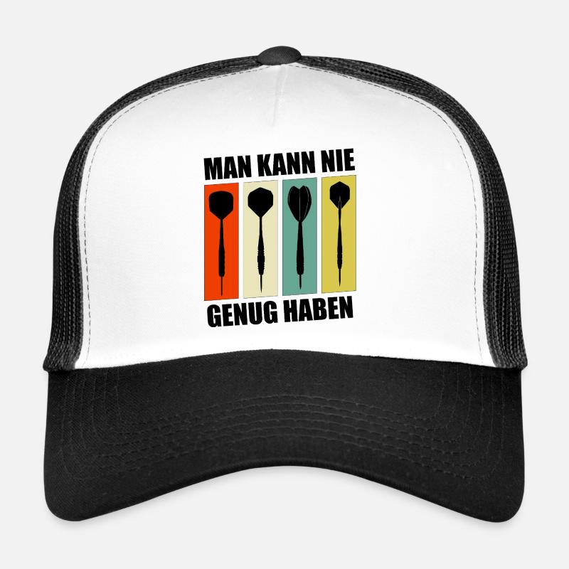 Dart,Darts,MAN KANN NIE GENUG HABEN Trucker Cap