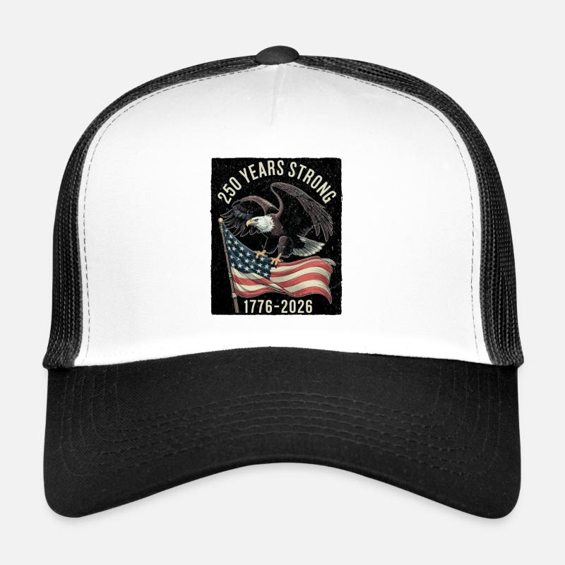 250 ans de force 1776–2026 Casquette trucker 