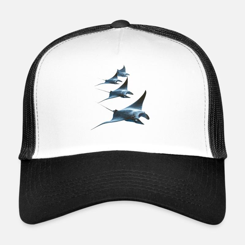 Manta Rochen Teufelsrochen Stachelrochen Taucher Trucker Cap