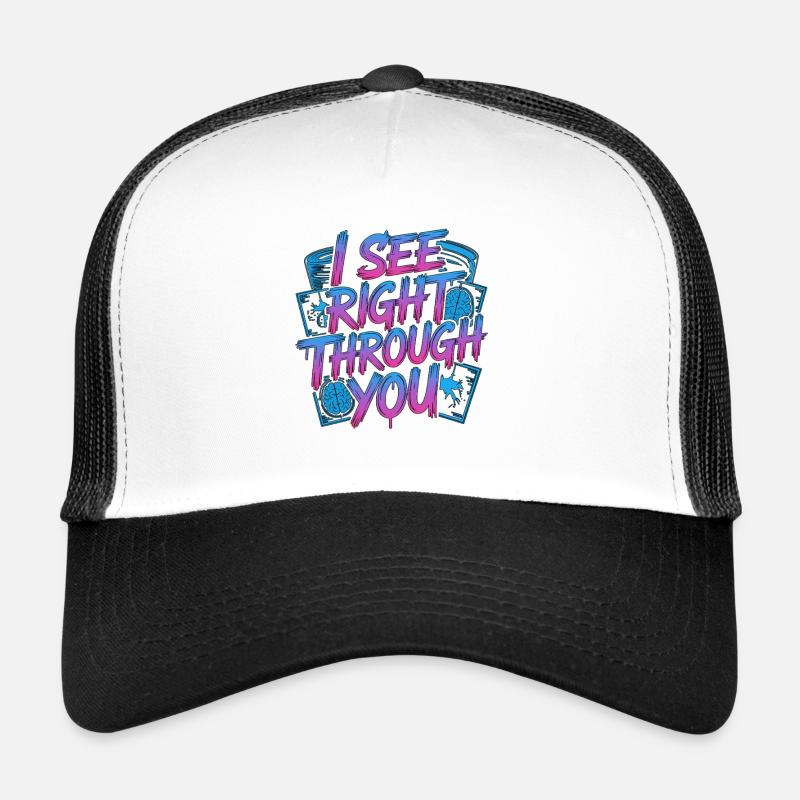 MRI Tech I See Right Magnetic Resonance Image Trucker Cap