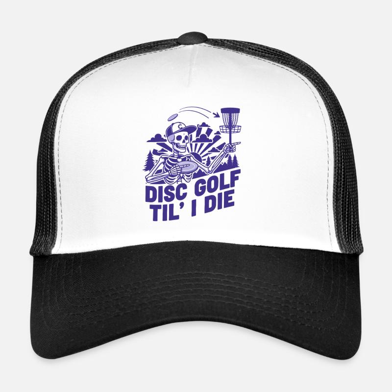 Disc Golf jusqu’à la mort Disc Golfer Drôle Disc Disc Flying Disc Casquette trucker 