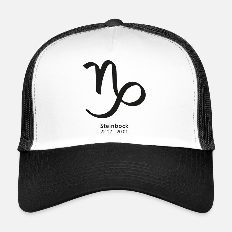 Steinbock Symbol Sternzeichen Trucker Cap