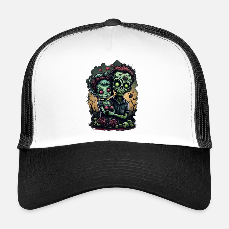 Valentine Zombie Love Trucker Cap