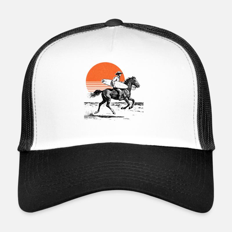 Surfer Cowboy Trucker Cap