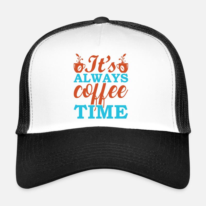 Coffee: Always Time for Espresso Trucker Cap