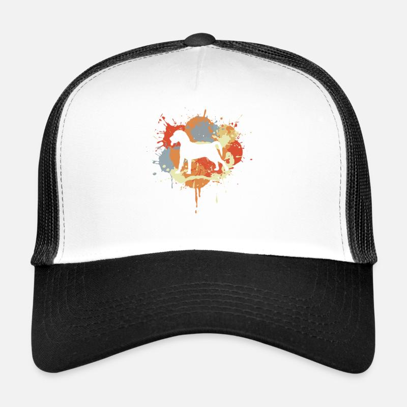Dessin de chien Casquette trucker 