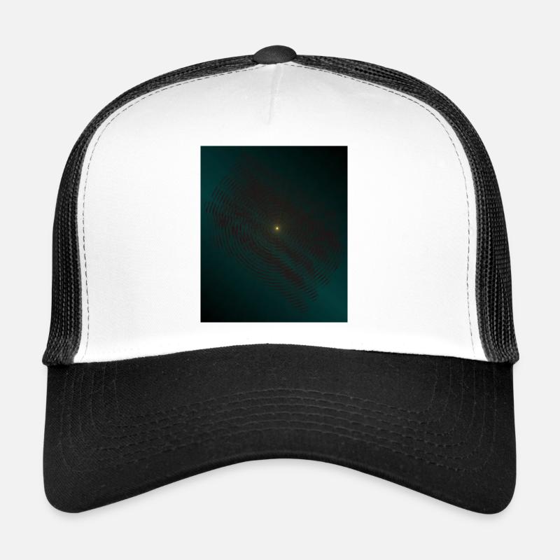 Teal wrestling spiral in the center Trucker Cap