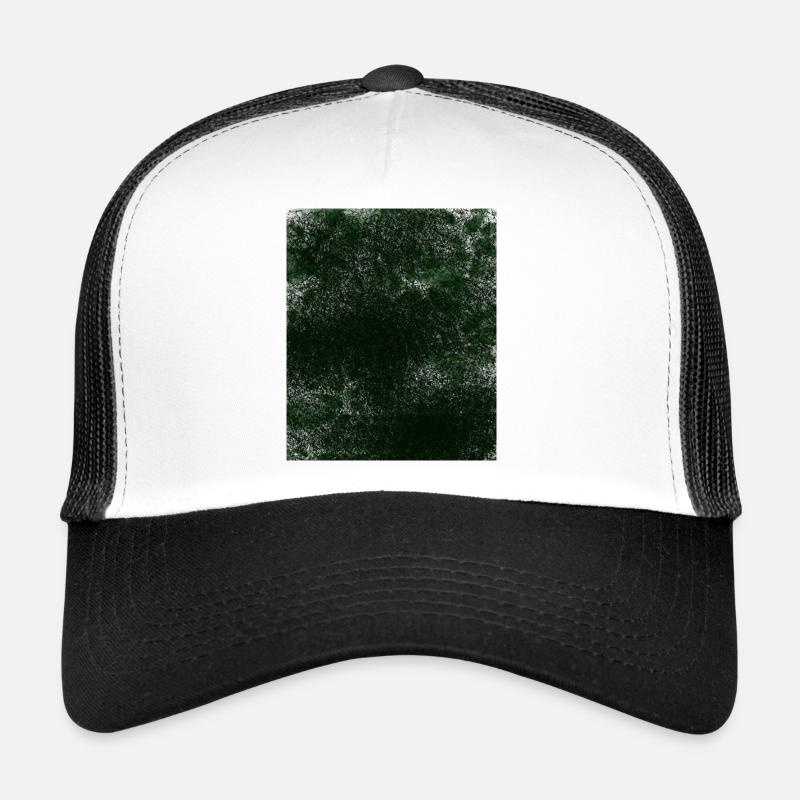 Dark green texture with spots Trucker Cap