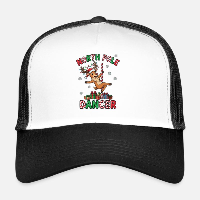 North Pole Dancer – Inappropriate Christmas for Trucker Cap