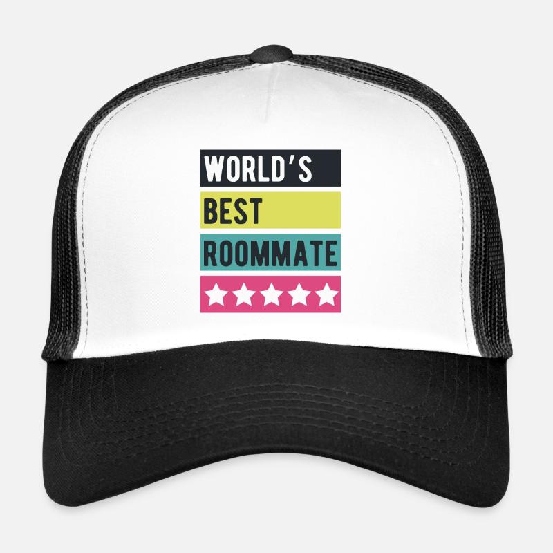 World's Best Roommate Retro Stars Trucker Cap