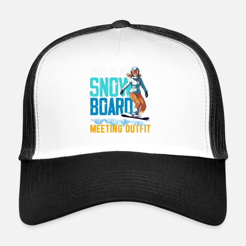 Télésiège de réunion de snowboard snowboard Casquette trucker 