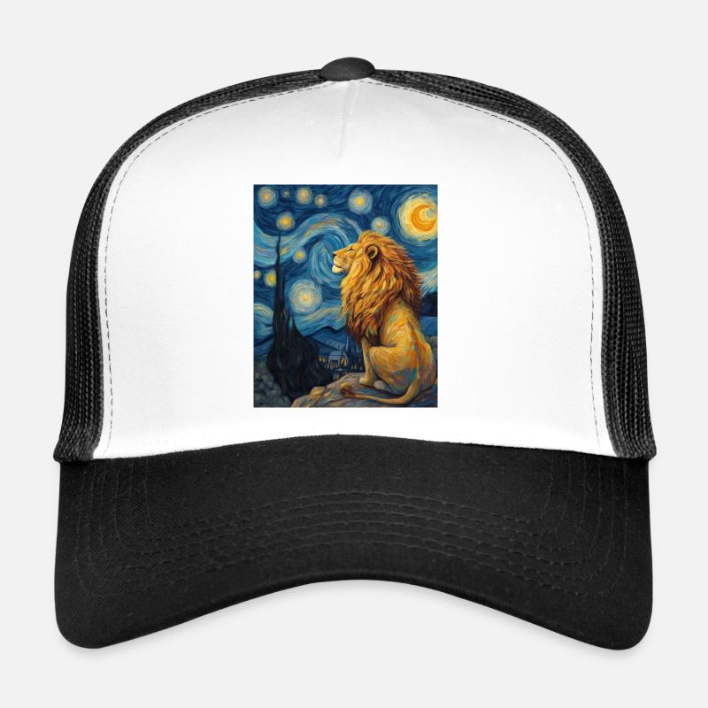 Lion Van Gogh Casquette trucker 