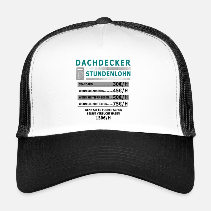 Roofer hourly wage Trucker Cap