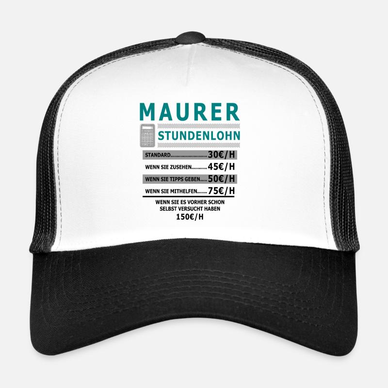 Bricklayer hourly wage Trucker Cap