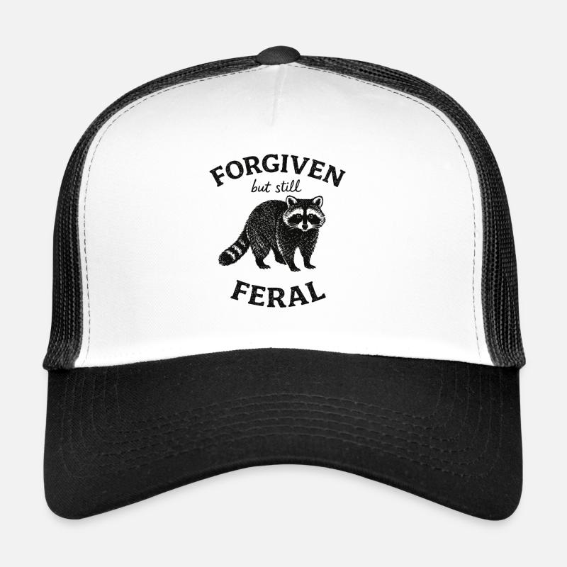 Raton laveur pardonné mais toujours sauvage Casquette trucker 