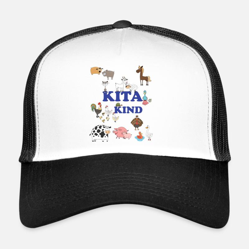 Kita Kind Tierfreunde bunte Tierwelt Trucker Cap
