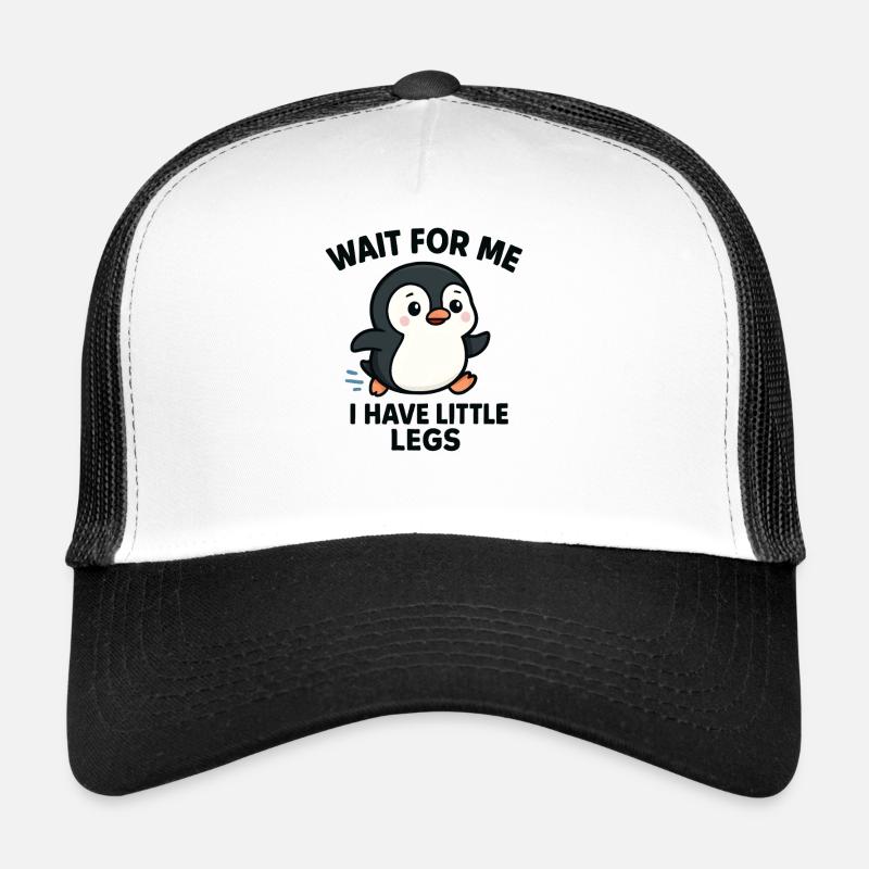 Idée de cadeau drôle sur l’humour du Pingouin Casquette trucker 