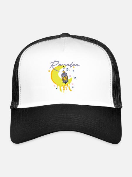 Ramadan - Trucker Cap - white/black - Front
