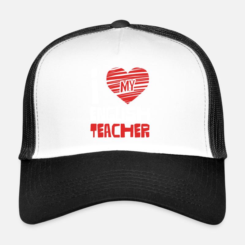 J’adore le professeur d’anglais Casquette trucker 