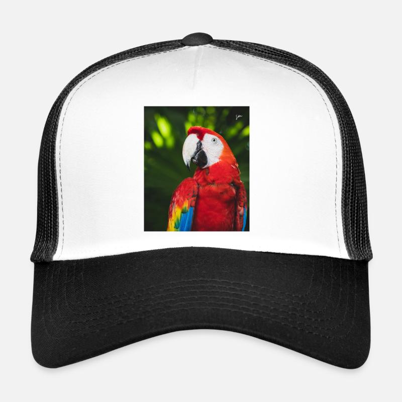 Macau Macaw Tropical Colors Trucker Cap